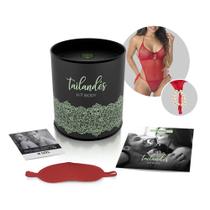 Kit Body Sensual Tailandês Pérolas - Vermelho - A Sós