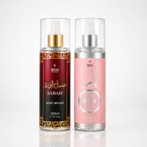 kit Body Splash Árabe Yara e Sabah 200ml Feminino Perfume Colonia Corporal