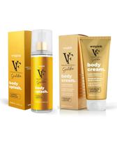 Kit Body Splash + Body Cream VF Golden Kit Body Splash + Body Cream VF Golden