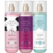Kit Body Splash Colônia Cuide-se Bem Amoruda Deleite Nuvem Kit Body Splash Colônia Cuide-se Bem Amoruda Deleite Nuvem