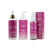 Kit Body Splash Completo Perfume Capilar Loção Hidratante Kit Body Splash Completo Perfume Capilar Loção Hidratante