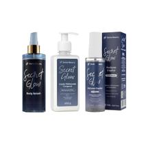 Kit Body Splash Completo Perfume Capilar Loção Hidratante