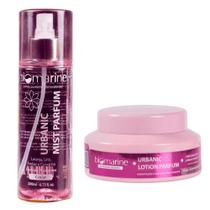 Kit Body Splash + Creme Hidratante Urbanic Mist Biomarine