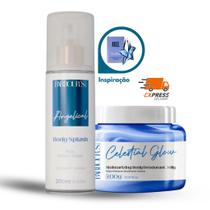 Kit Body Splash e Geleia Hidratante CorporalCelestial Glow Barbour's Beauty