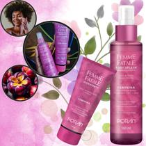 Kit Body Splash e Hidratante Famme Fatale Feminina Porán 2 unid Kit Body Splash e Hidratante Famme Fatale Feminina Porán 2 unid