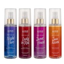 Kit Body Splash Kiss New York - 4 Fragrâncias Kit Body Splash Kiss New York - 4 Fragrâncias