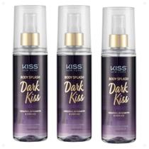 Kit Body Splash Kiss New York Dark Kiss BS07B Com 3 200ml