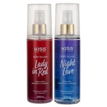 Kit Body Splash Lady In Red + Night Love Kiss New York 200Ml Kit Body Splash Lady In Red + Night Love Kiss New York 200Ml