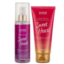 Kit Body Splash + Loção Hidratante Sweet Heart Kiss New York Kit Body Splash + Loção Hidratante Sweet Heart Kiss New York