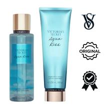Kit Body Splash Mist E Creme - Victoria's Secret - Aqua Kiss Original