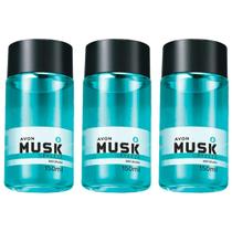 Kit Body Splash Musk Freeze 150ml (3 unidades) - Avon