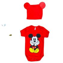 kIT Body + Touca Mickey MouseTemáticos Infantil Personagens Mesversario Fantasia