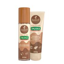 Kit Bodysplash e Hidratante Doce de Leite Hidratação e Brilho Haskell