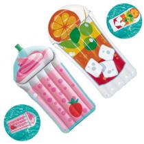 Kit Boia Inflavel Drink Tropical Milkshake 1,80 M + Boia Inflavel Drink Tropical Limonada 1,80 M Mor