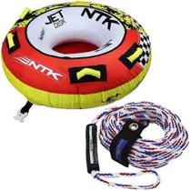 Kit Bóia Rebocável Jet Disk Nautika + Cabo Jets Para Reboque