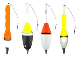 Kit Boias Barão 2 Cevadeiras Grande 55G 2 Torpedos 45 E 70G