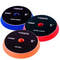 Kit Boina De Espuma 5 Corte Medio Refino Super Lustro Vonixx