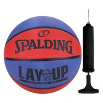 Kit Bola Basquete Spalding Lay-up + Bomba de Ar Kit Bola Basquete Spalding Lay-up + Bomba de Ar