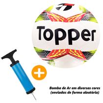 Kit Bola Bomba de Ar Campo Futsal Volei Society Jogo Esporte -