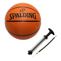 Kit Bola de Basquete Oficial Spalding Streetball + Bomba Kit Bola de Basquete Oficial Spalding Streetball + Bomba