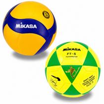 Kit Bola de Futevôlei Mikasa FT-5 Anderson Águia + Bola de Voleibol Mikasa V200W Kit Bola de Futevôlei Mikasa FT-5 Anderson Águia + Bola de Voleibol Mikasa V200W