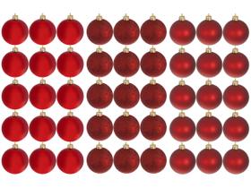 Kit Bola de Natal Vermelha NATAL073 Casambiente