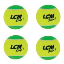 Kit Bola de Tênis Stage 1 LCM com 4 Unidades