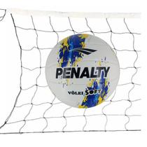 Kit Bola De Volei Penalty Soft X Costurada XXIII+Rede Vôlei 5 Metros