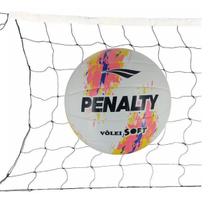 Kit Bola De Volei Penalty Soft X Costurada XXIII+Rede Vôlei 5 Metros