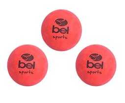 kit Bola Frescobol Número 3 Vermelha Belfix