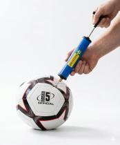 Kit Bola Futebol Campo Capotao Tamanho Oficial Numero 5 E Bomba De Ar Manual Com Bico