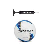 Kit Bola Futebol De Campo Penalty Brasil 70 Pró XXIII + Bomba de Ar Preta