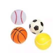 Kit Bola Macia Anti-Stress Bola Fisioterapia Pets 4 Unidades Kit Bola Macia Anti-Stress Bola Fisioterapia Pets 4 Unidades