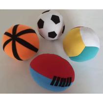 Kit Bolas Baby De Espuma Brinquedo Educativo