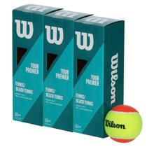 Kit Bolas de Tênis Beach Tênis 9 Unidades Iniciantes Wilson Kit Bolas de Tênis Beach Tênis 9 Unidades Iniciantes Wilson