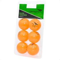 Kit Bolas de Tênis de Mesa Ping Pong 2 Estrelas Penalty Com 6 Unidades