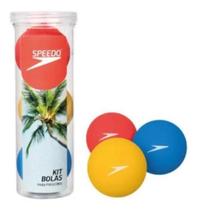 Kit Bolas Frescobol Speedo - Cores
