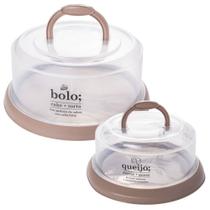 Kit boleira e queijeira bege Plasutil Kit boleira e queijeira bege Plasutil