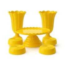 Kit Boleira Plus 2 Vasos Popi +2Mini Boleiras+2 Bandejas Ama Kit Boleira Plus 2 Vasos Popi +2Mini Boleiras+2 Bandejas Ama