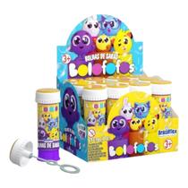 Kit Bolha de Sabão Bolofofos 12Und Perfumada Lembrancinhas Infantil 60ml Brasilflex