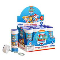 Kit Bolha de Sabão Paw Patrol Festa Infantil 12Und Perfumada Brasilflex