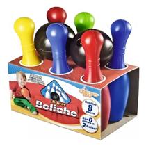 Kit Boliche Infantil Pinos Coloridos