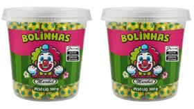 Kit Bolinhas De Futebol Copa Brasil Sabor Chocolate - Marisbel 2 Unidades 500g Kit Bolinhas De Futebol Copa Brasil Sabor Chocolate - Marisbel 2 Unidades 500g