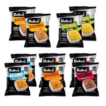 Kit Bolinhos Sortidos Sem Açúcar Sem Lactose - Belive 10 Unidades 40g