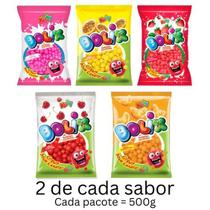 Kit Bolix Goma Azeda Citrus 5 Sabores Diferentes 1kg cada