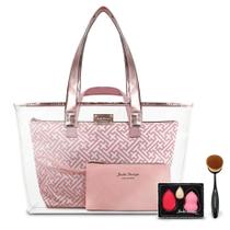 Kit Bolsa 3pcs, Esponja 3pcs, Pincel Escova - Dourado Rosa Kit Bolsa 3pcs, Esponja 3pcs, Pincel Escova - Dourado Rosa