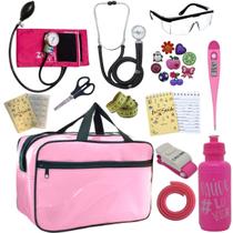 Kit Bolsa Aparelho de Pressão Esfigmomanômetro Esteto Kit Bolsa Aparelho de Pressão Esfigmomanômetro Esteto