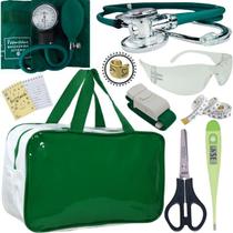 Kit Bolsa Aparelho de Pressão Esfigmomanômetro Premium