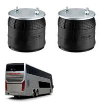 Kit Bolsa Ar Suspensao Eixo Busscar Hibrido O500 Rs Diantei.