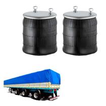 Kit Bolsa Ar Suspensao Eixo Saf Holland Kll Rodofort S/ Base